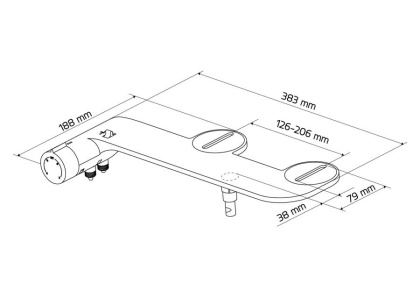 215000000 Option, приставка-биде 215000000 Option, приставка-биде
