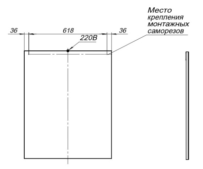 Зеркало Aquanet Lino 70 белый матовый Зеркало Aquanet Lino 70 белый матовый