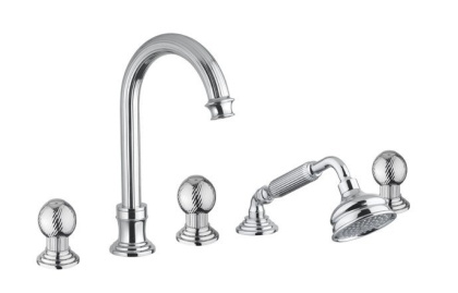 Душевой гарнитур OLIMP-BVD-01-O Исполнение: Хром, Ручки: Металл  Душевой гарнитур OLIMP-BVD-01-O Исполнение: Хром, Ручки: Металл