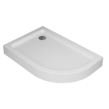 Поддон душевой 120x80 см, левосторонний