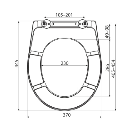 Alcaplast Сидение для унитаза Softclose белое с цветком A604 FLOWER