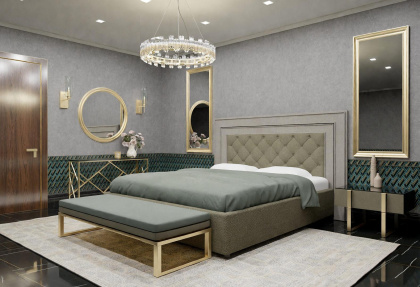 Бордюр BLB039 Багет Алькала черный 5*20*19 (уп\15шт), шт