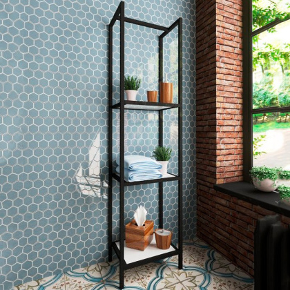 Кованый стеллаж Comfort Loft (ШхГхВ) 400х300х1600 Кованый стеллаж Comfort Loft (ШхГхВ) 400х300х1600