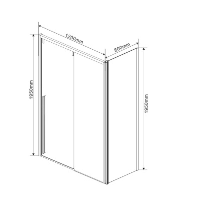 Душевой уголок Lugano VSR-1L8012CLB-1, 1200*800,черный, стекло прозрачное Душевой уголок Lugano VSR-1L8012CLB-1, 1200*800,черный, стекло прозрачное