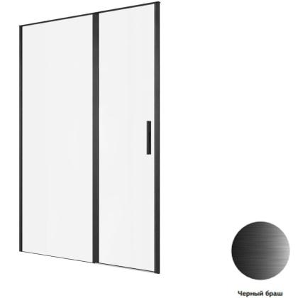 Душевая дверь Allen Brau Priority 140 3.31036.BBA черный браш