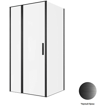 Душевой уголок Allen Brau Priority 100x90 3.31030.BBA + 3.31045.BBA черный браш Душевой уголок Allen Brau Priority 100x90 3.31030.BBA + 3.31045.BBA черный браш