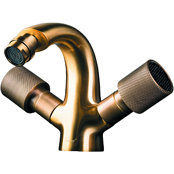 Смеситель для биде ROYAL CRYSTAL black, бронза_Комплект