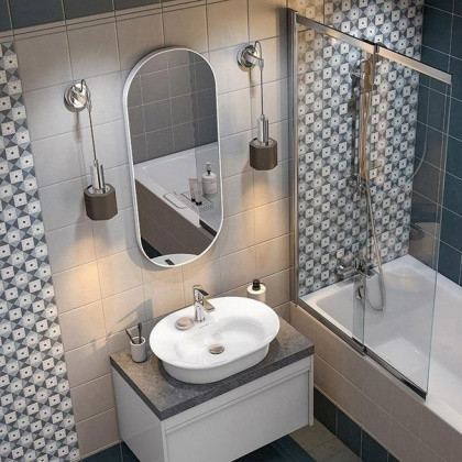 Декор Чементо 2 матовый обрезной 30x60x0,9