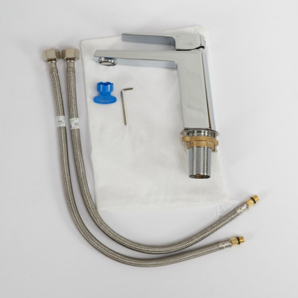 ARLIE Смеситель для раковины, без донного клапана, хром ARL-LVM-CRM ARLIE Смеситель для раковины, без донного клапана, хром ARL-LVM-CRM