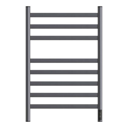 Полотенцесушитель электрический Point Селена PN16858GR П8 500x800, диммер справа, графит премиум	