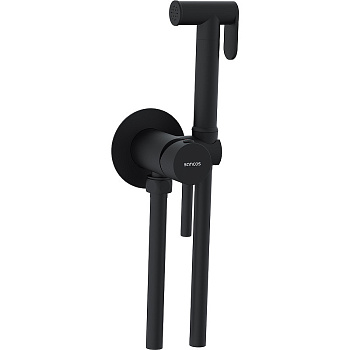 Гигиенический душ SANCOS Start со смесителем, цвет черный матовый, арт. SC1001MB Гигиенический душ SANCOS Start со смесителем, цвет черный матовый, арт. SC1001MB