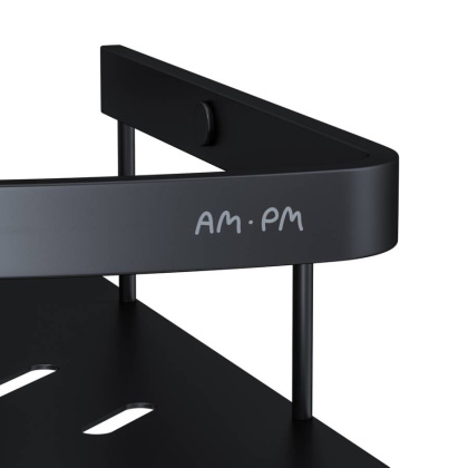 A7454122 Sense L Полка для душа угловая, черный A7454122 Sense L Полка для душа угловая, черный