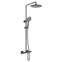 Душевая стойка Desire VSFS-1D0TGM термостатическая, вороненая сталь