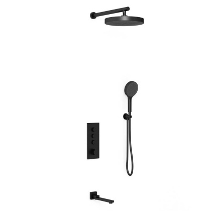 Душевой комплект VSFW-433TI2MB встраиваемый, черный