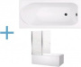 Акриловая ванна Aquanet Nord 170x70 (+ шторка Aquanet Alfa 4 NF6222-pivot)