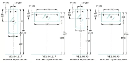 Зеркало VETRATA S 450х900 мм, сенсор со сменой цвета подсветки и антизапотевание, белое Зеркало VETRATA S 450х900 мм, сенсор со сменой цвета подсветки и антизапотевание, белое