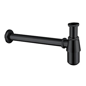 Сифон для раковины ABBER AF0032B черный матовый Сифон для раковины ABBER AF0032B черный матовый