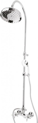 NOSTALGIA-CD-30-03/24-M Душевая колонна со смесителем, верхним и ручным душем, цвет золото NOSTALGIA-CD-30-03/24-M Душевая колонна со смесителем, верхним и ручным душем, цвет золото