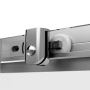 W87G-403-10080-MТ Sunny Душевое ограждание прямоугольное, раздвижные двери 100x80 серебро,стекло прозрачное
