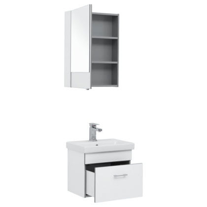 Мебель для ванной Aquanet Верона 50 (Moduo Slim) белый Мебель для ванной Aquanet Верона 50 (Moduo Slim) белый