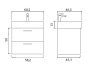Тумба под раковину Creto Tivoli Bamenda 60