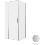 Душевой уголок Allen Brau Priority 90x80 3.31026.BA + 3.31041.BA серебро браш