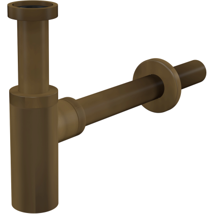 Сифон для умывальника DN32 DESIGN круглый, бронза-антик Сифон для умывальника DN32 DESIGN круглый, бронза-антик