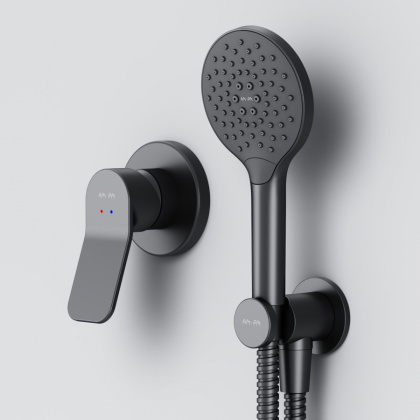 FB85A2H022 X-Joy, набор: Смеситель д/душа, душевой набор ( ручн.душ 120 мм, 3 режима), шланговое присоед