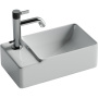 Умывальник подвесной прямоугольный (чаша справа, отверстие под смеситель слева) Element 395*220*125мм