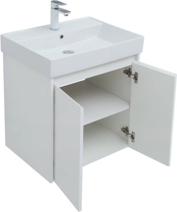 Мебель для ванной Aquanet Nova Lite 60 белый глянец (2 дверцы) Мебель для ванной Aquanet Nova Lite 60 белый глянец (2 дверцы)