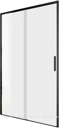 Душевая дверь Aquanet Pleasure Evo 110 AE65-N110-BT профиль черный, прозрачное стекло