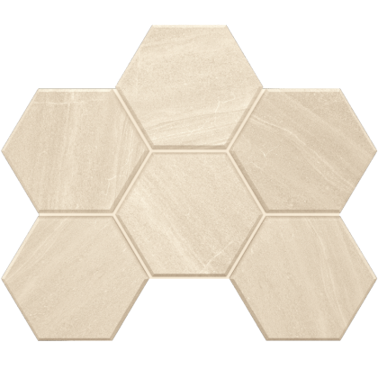 Мозаика GB01 Hexagon 25x28,5 непол.