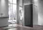 Душевая перегородка Walk-In VSW-1H100CGGM, 1000*2000, вороненая сталь, стекло тонированное