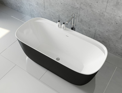 Акриловая ванна Aquanet Family Fine 170x78 95778 Matt Finish (панель Black matte)