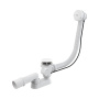 Сифон для ванны автомат комплект, белый Сифон для ванны автомат комплект, белый