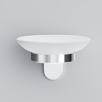 A8434200 X-Joy Стеклянная мыльница с настенным держателем