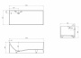 Ванна из литьевого мрамора Abber Stein 170х72 AS9640-1.7