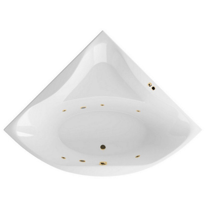 Ванна EXCELLENT Glamour 150x150 "SOFT" (золото) 