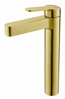 DELTA Смеситель для накладных раковин без донного клапана, брашированное золото, DEL-LMC-BORO DELTA Смеситель для накладных раковин без донного клапана, брашированное золото, DEL-LMC-BORO