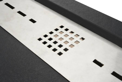 Душевой поддон Creto Scala 120x70 прямоугольный, черный