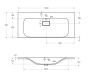 Раковина из литьевого мрамора BelBagno BB1000/445-LV-MR-PR Раковина из литьевого мрамора BelBagno BB1000/445-LV-MR-PR