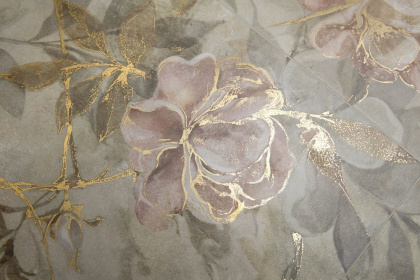 Панно VT\A413\4x\11037R Магнолия 1 матовый (60см*120см*9мм) (1шт/0,72м2) из 4 частей (30х60) флора, шт