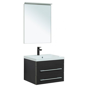 Мебель для ванной Aquanet Верона 58 черный матовый