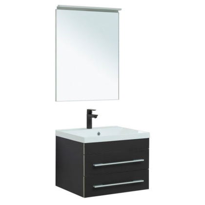 Мебель для ванной Aquanet Верона 58 черный матовый