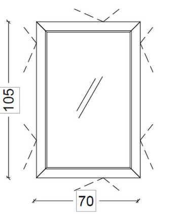 Зеркало Dolce Жемчужный белый 105x70см 567-W Boheme Зеркало Dolce Жемчужный белый 105x70см 567-W Boheme