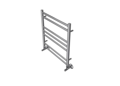 Полотенцесушитель водяной Aquatek (Акватек) Оберон П7 500х600 мм, подключение нижнее/диагональное, сверхпрочная пищевая нержавеющая сталь AISI 304L, гарантия 10 лет