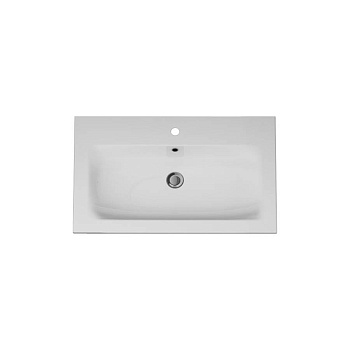 M70AWCC0802WG SPIRIT 2.0, Раковина мебельная, керамическая, 80 см, встроенная, цвет: Белый, глянец M70AWCC0802WG SPIRIT 2.0, Раковина мебельная, керамическая, 80 см, встроенная, цвет: Белый, глянец