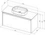 Тумба под раковину Allen Brau Fantasy 120 1.11006.AM антрацит матовый Тумба под раковину Allen Brau Fantasy 120 1.11006.AM антрацит матовый