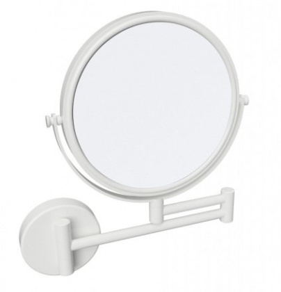 Косметическое зеркало Bemeta White 112201514 Белое матовое Косметическое зеркало Bemeta White 112201514 Белое матовое