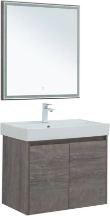 Мебель для ванной Aquanet Nova Lite 75 дуб рошелье (2 дверцы) Мебель для ванной Aquanet Nova Lite 75 дуб рошелье (2 дверцы)